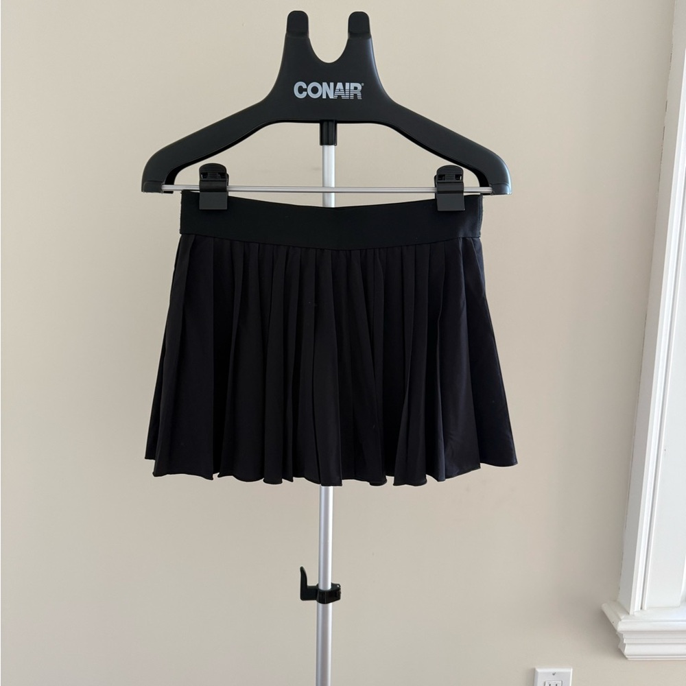 TNA Black Pleated Mini Skort